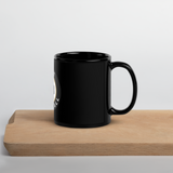 Black Glossy Just Baseball Mug