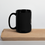 Black Glossy Just Baseball Mug