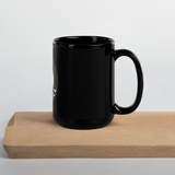 Black Glossy Just Baseball Mug