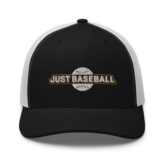Just Baseball Embroidered Trucker Cap